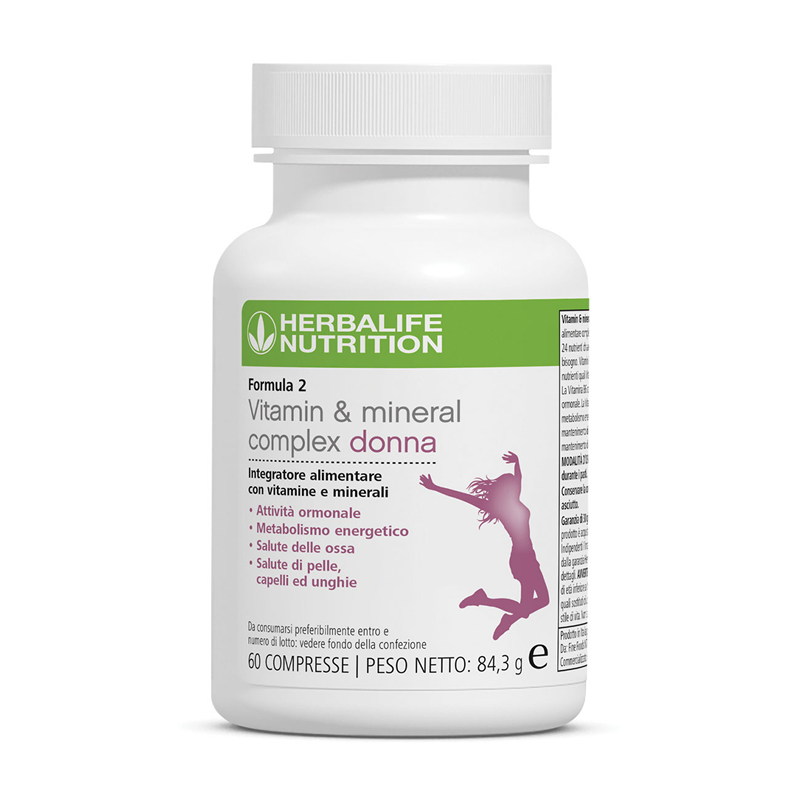 Formula 2 – Vitamin & Mineral Complex Donna